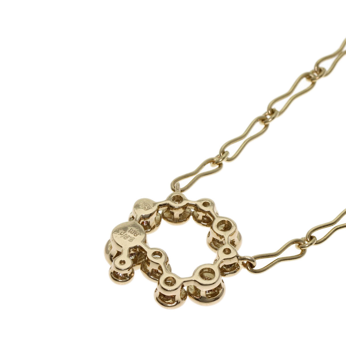 Kashikey Brown Diamond Necklace K18BG Ladies [Used]