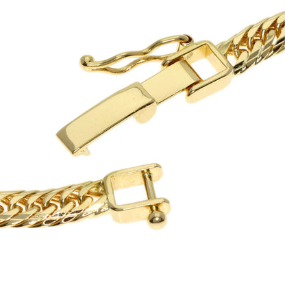 Curb chain Kihei W8 surface Necklace K18 Yellow Gold 20.5g　Ladies