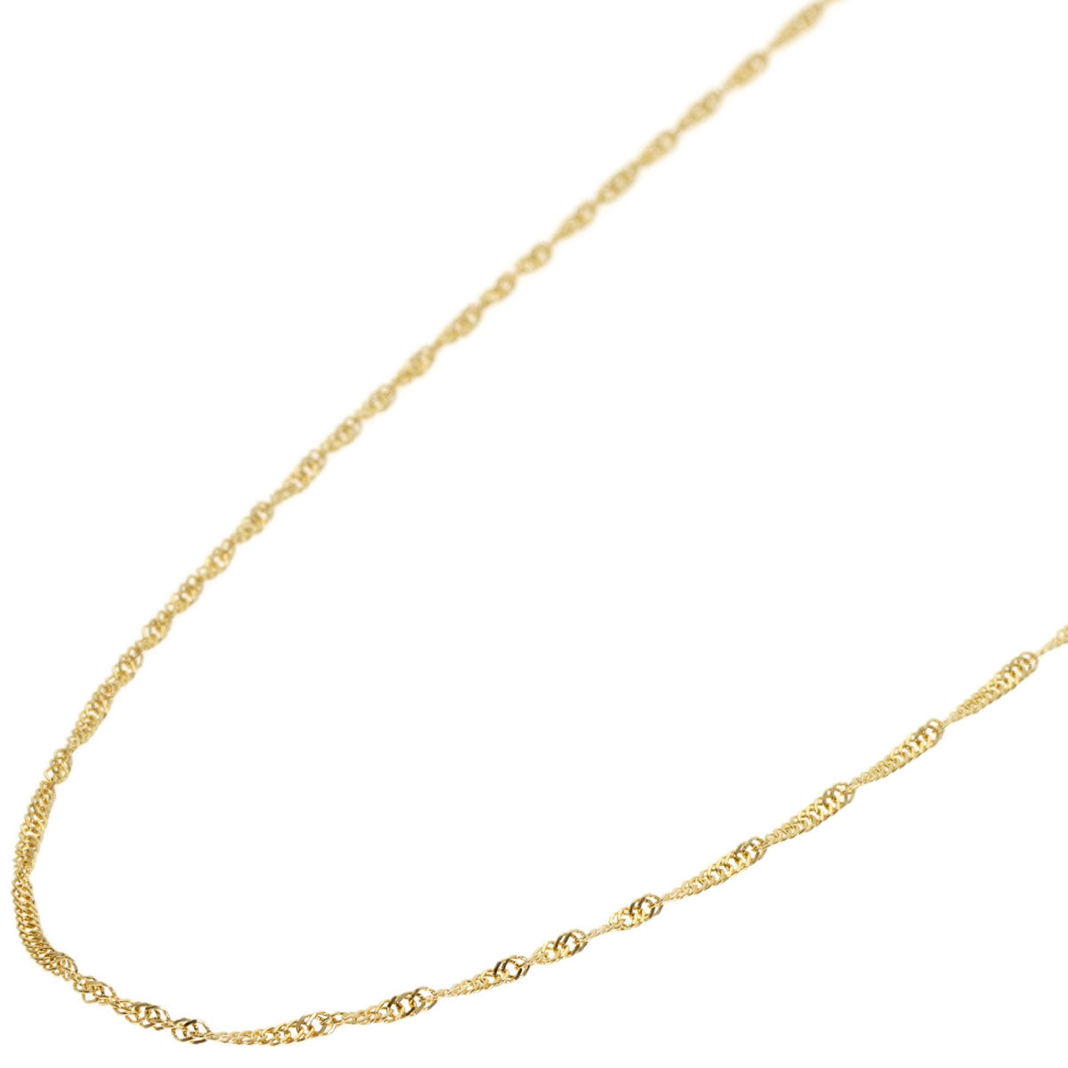 screw Necklace K18 Yellow Gold 1g　Ladies