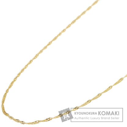 screw Necklace K18 Yellow Gold 1g　Ladies