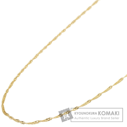 screw Necklace K18 Yellow Gold 1g　Ladies