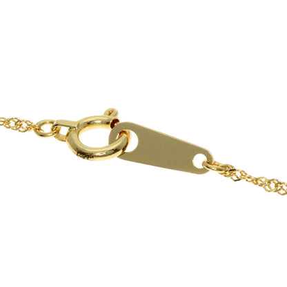 screw Necklace K18 Yellow Gold 1g　Ladies