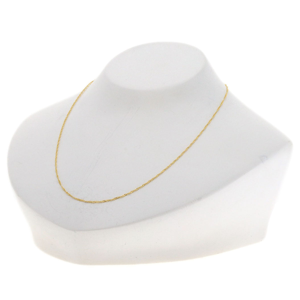 screw Necklace K18 Yellow Gold 1g　Ladies