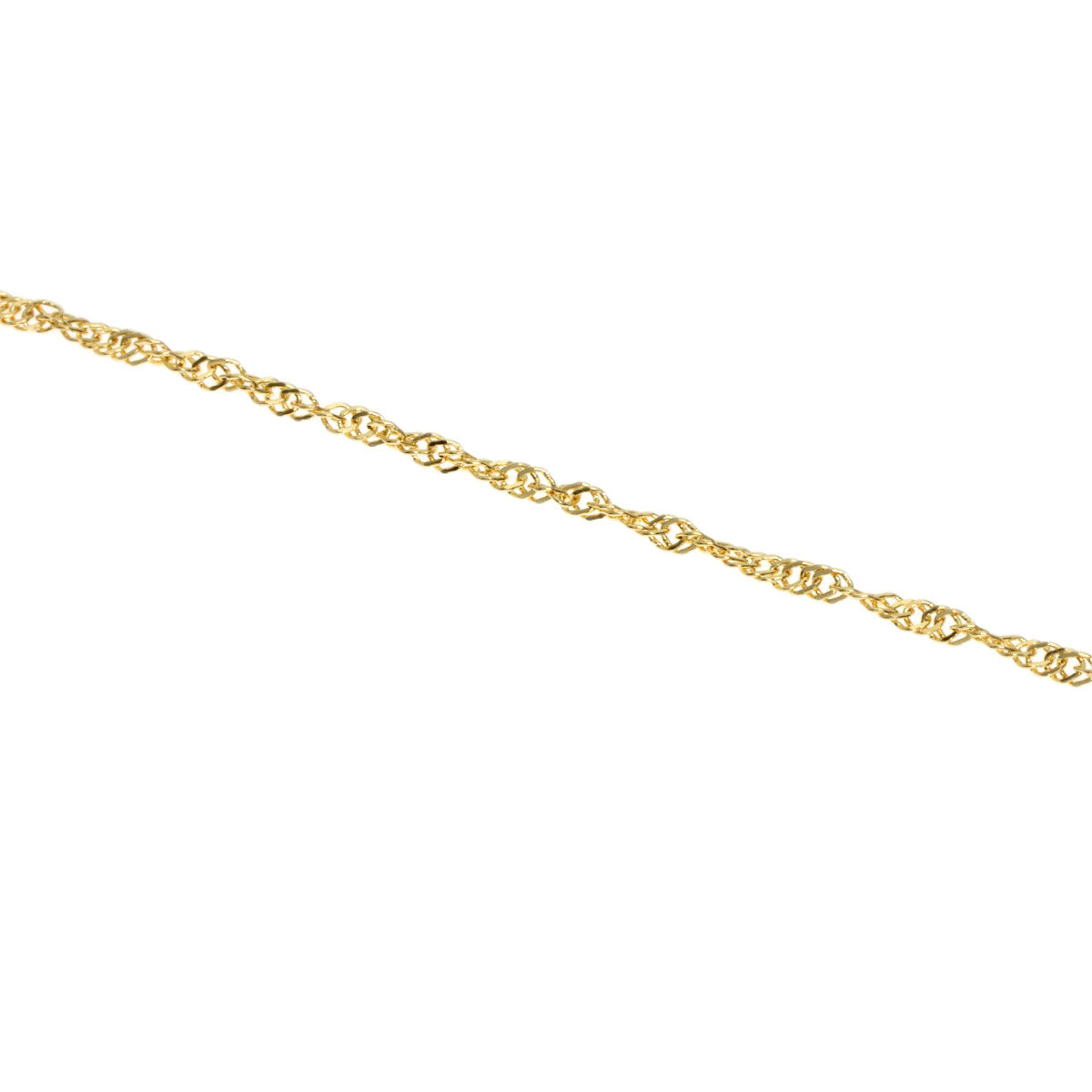 screw Necklace K18 Yellow Gold 1g　Ladies