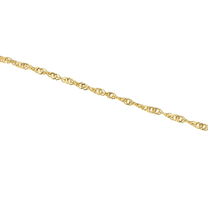 screw Necklace K18 Yellow Gold 1g　Ladies