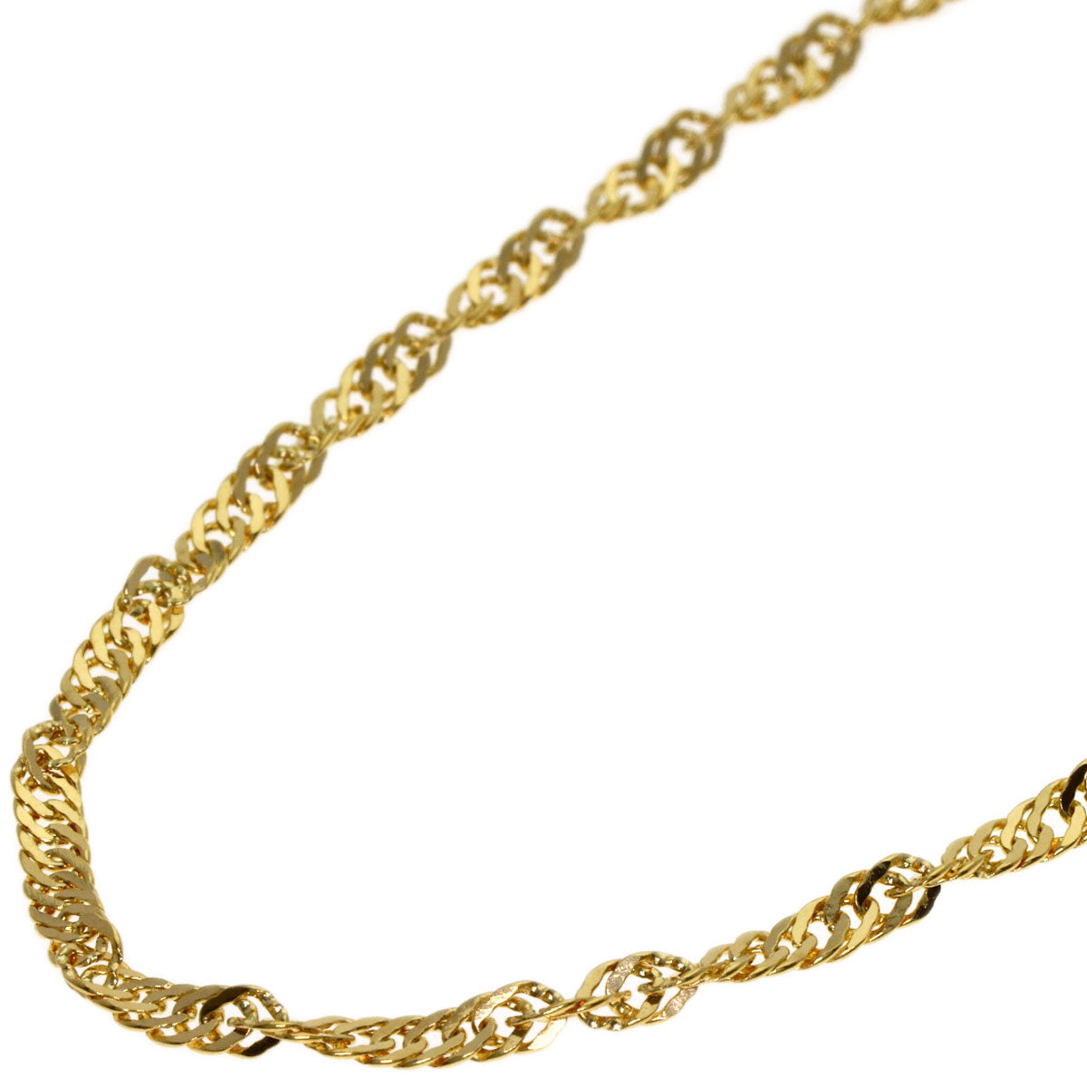 screw Necklace K18 Yellow Gold 4.3g　Ladies