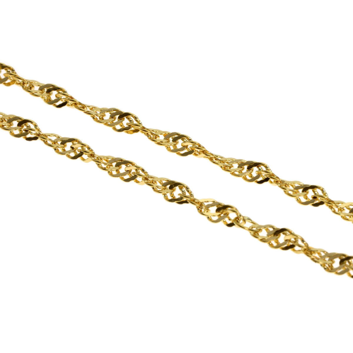 screw Necklace K18 Yellow Gold 4.3g　Ladies