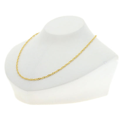 screw Necklace K18 Yellow Gold 4.3g　Ladies