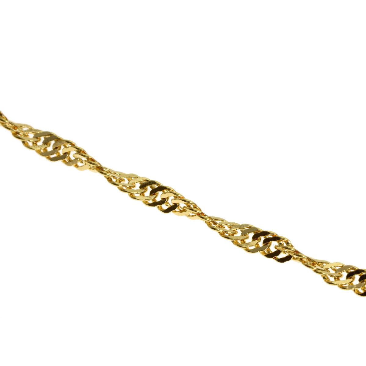 screw Necklace K18 Yellow Gold 4.3g　Ladies
