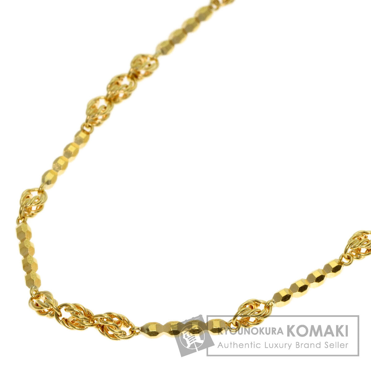 design Necklace K18 Yellow Gold 7g　Ladies