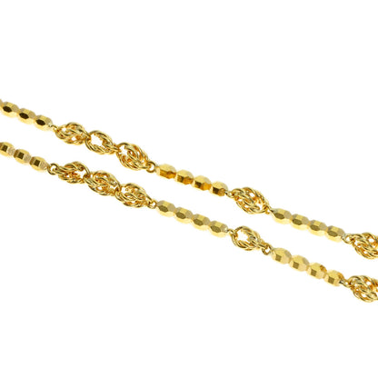 design Necklace K18 Yellow Gold 7g　Ladies