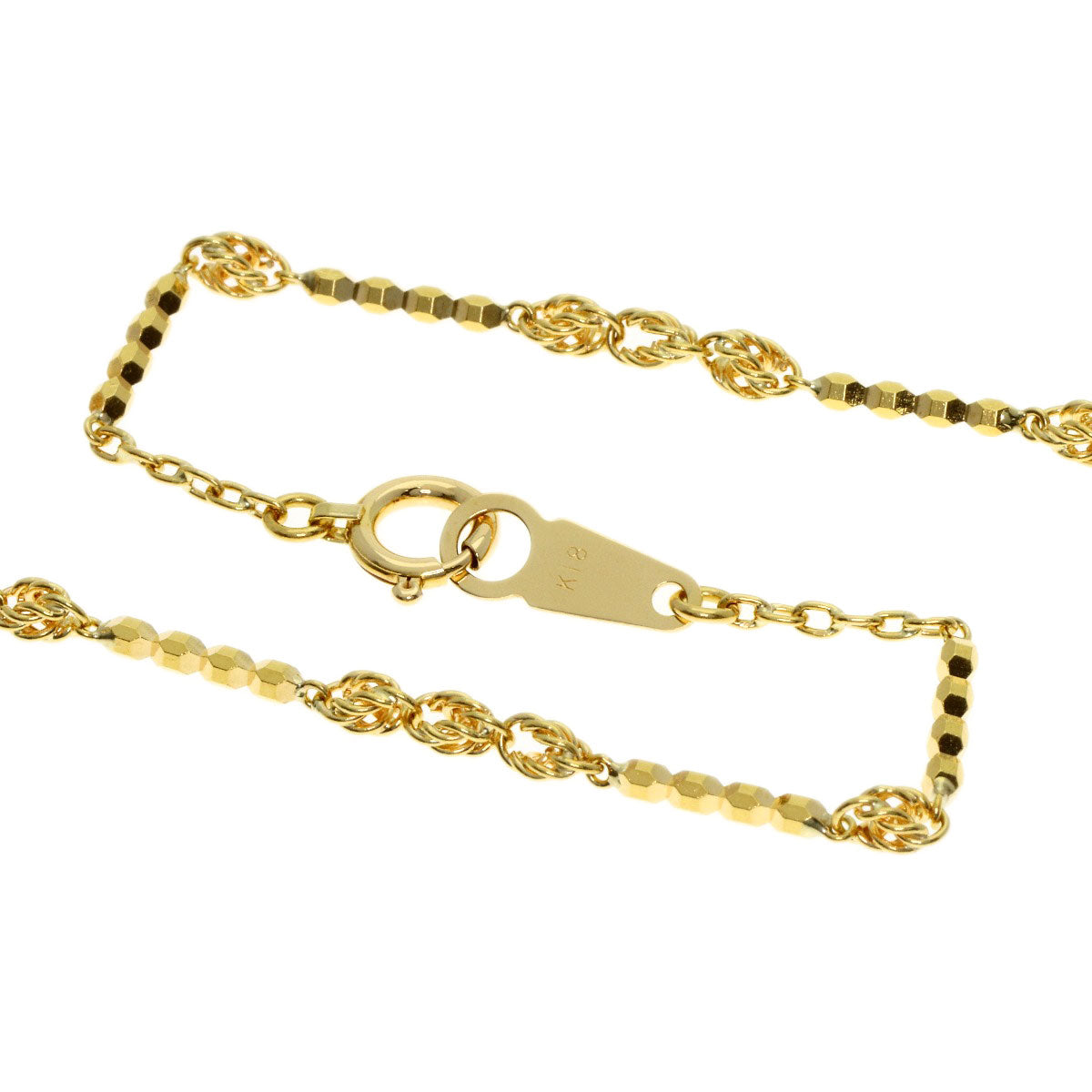 design Necklace K18 Yellow Gold 7g　Ladies