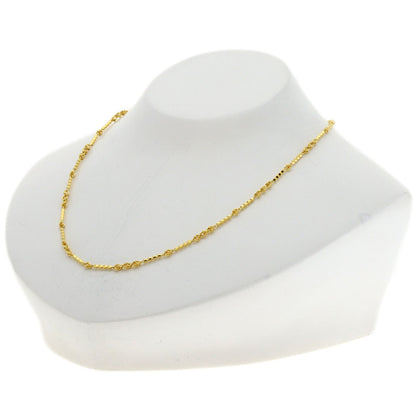 design Necklace K18 Yellow Gold 7g　Ladies