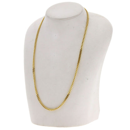 Curb chain Kihei Necklace K18 Yellow Gold 30g　mens