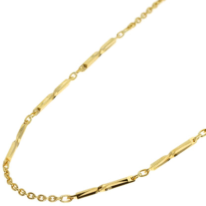 design Necklace K18 Yellow Gold 4.3g　Ladies