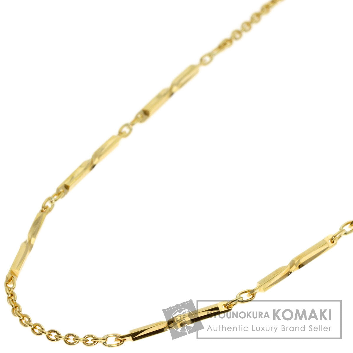 design Necklace K18 Yellow Gold 4.3g　Ladies