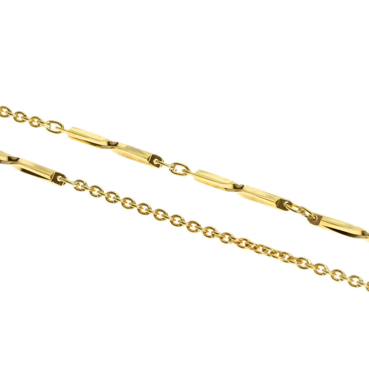 design Necklace K18 Yellow Gold 4.3g　Ladies