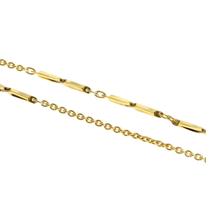 design Necklace K18 Yellow Gold 4.3g　Ladies