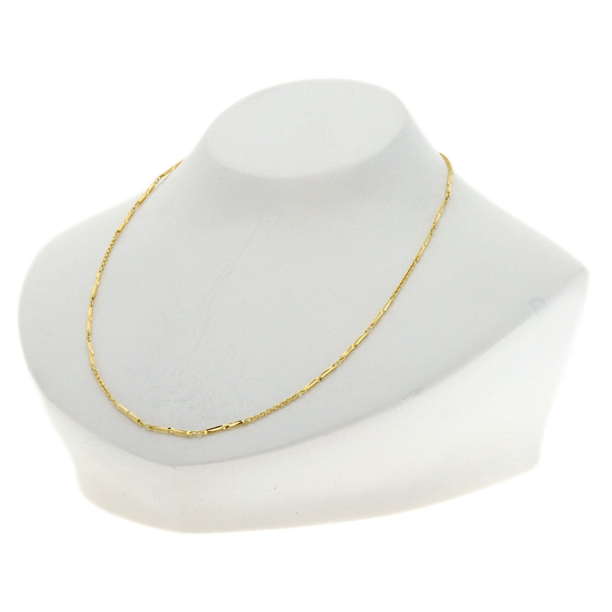 design Necklace K18 Yellow Gold 4.3g　Ladies