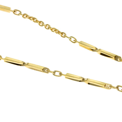 design Necklace K18 Yellow Gold 4.3g　Ladies