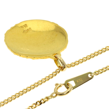 Owl Necklace K24 Yellow Gold 18K Yellow Gold 9.8g　Ladies