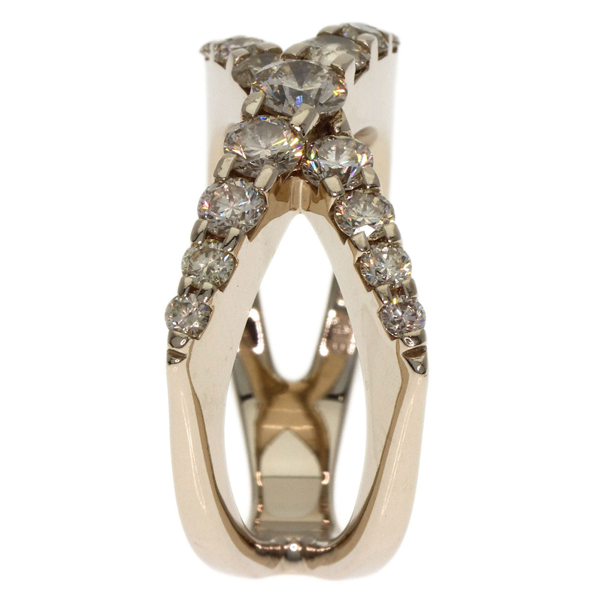 Kashikey Naked Brown Diamond Ring K18BG Ladies [Used]