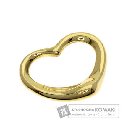 TIFFANY&Co. Open heart Pendant top K18 Yellow Gold Ladies [Used]