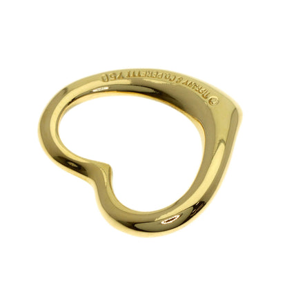 TIFFANY&Co. Open heart Pendant top K18 Yellow Gold Ladies [Used]
