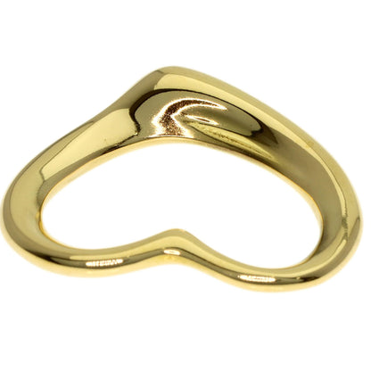 TIFFANY&Co. Open heart Pendant top K18 Yellow Gold Ladies [Used]