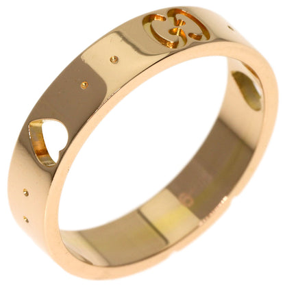GUCCI Icon # 9 Ring K18 Pink Gold Ladies [Used]