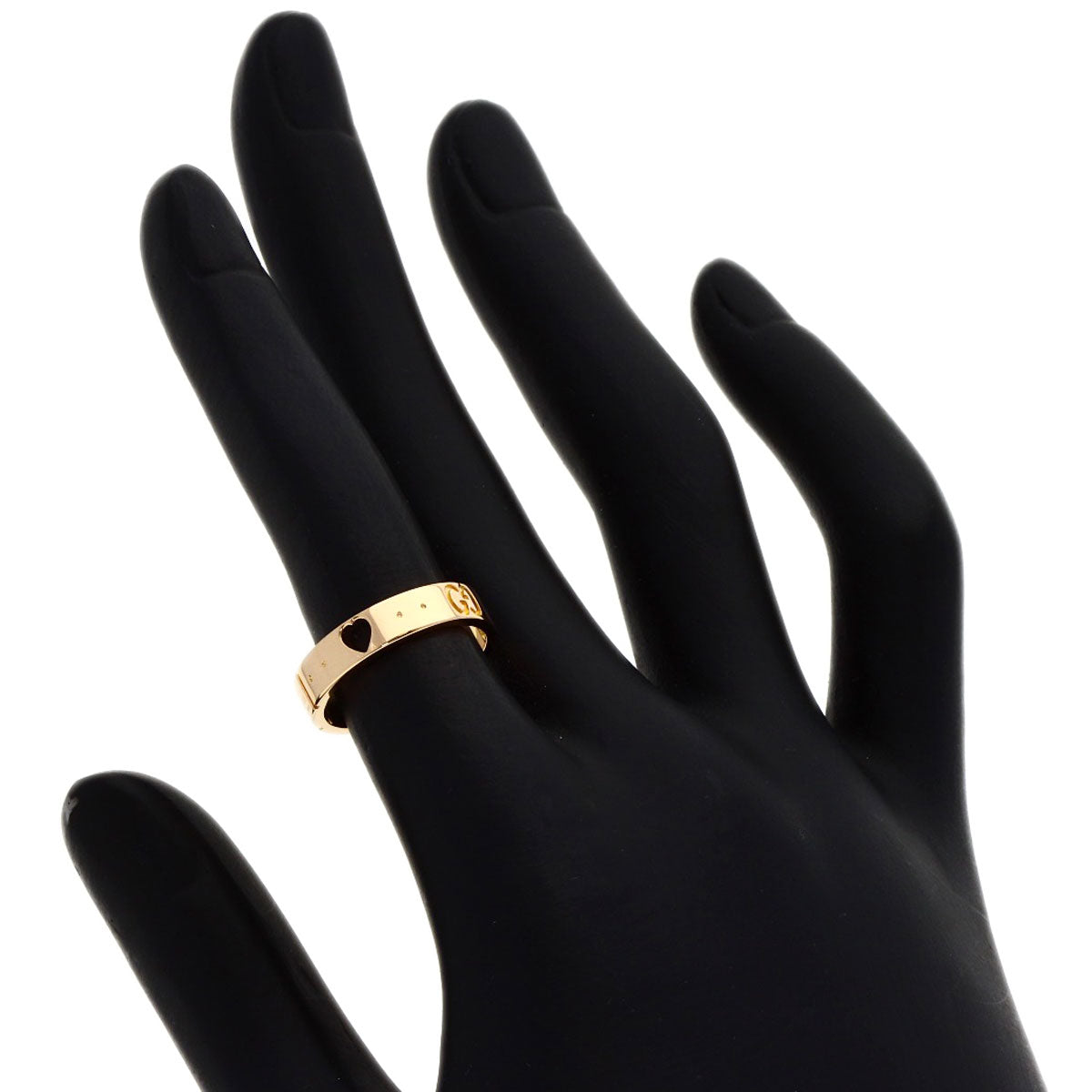 GUCCI Icon # 9 Ring K18 Pink Gold Ladies [Used]