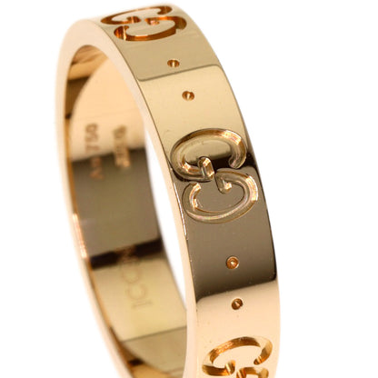 GUCCI Icon # 11 Ring K18 Pink Gold Ladies [Used]