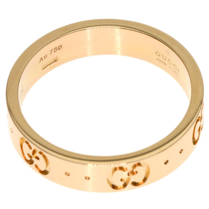 GUCCI Icon # 11 Ring K18 Pink Gold Ladies [Used]