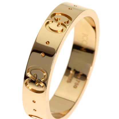 GUCCI Icon # 11 Ring K18 Pink Gold Ladies [Used]
