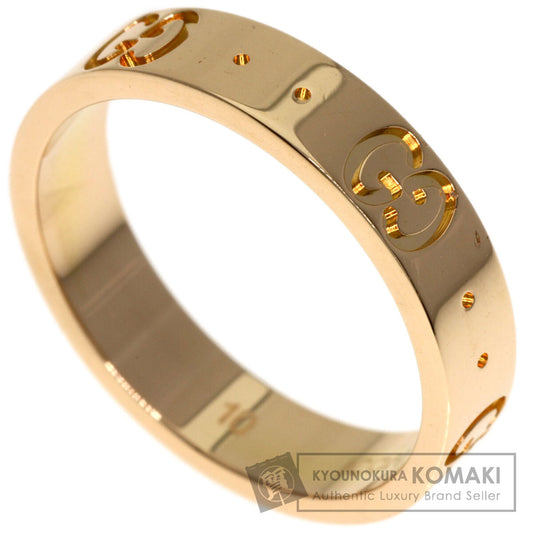 GUCCI Icon # 10 Ring K18 Pink Gold Ladies [Used]