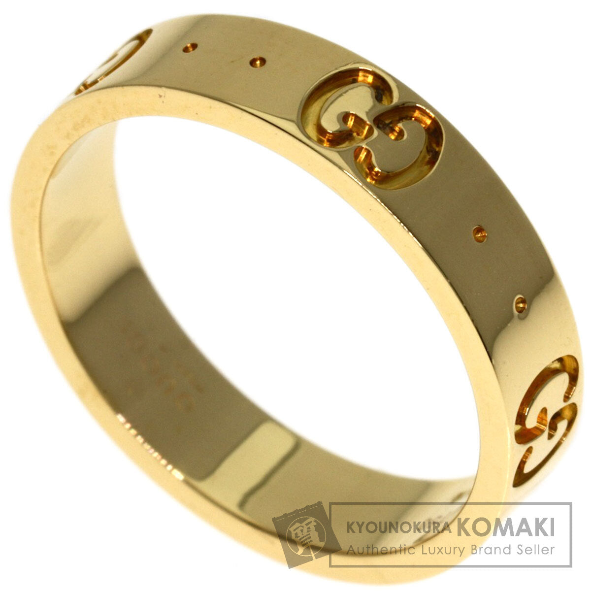 GUCCI Icon # 9 Ring K18 Yellow Gold Ladies [Used]