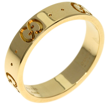 GUCCI Icon # 9 Ring K18 Yellow Gold Ladies [Used]