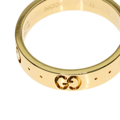 GUCCI Icon # 9 Ring K18 Yellow Gold Ladies [Used]