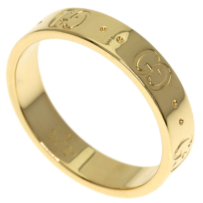 GUCCI Icon # 12 Ring K18 Yellow Gold Ladies [Used]