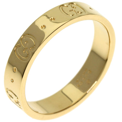 GUCCI Icon # 12 Ring K18 Yellow Gold Ladies [Used]