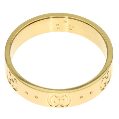 GUCCI Icon # 12 Ring K18 Yellow Gold Ladies [Used]