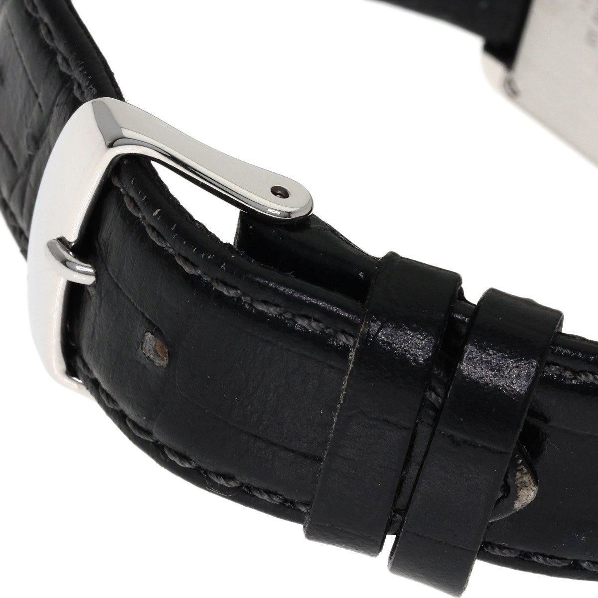 CARTIER Tank solo LM Watches W1018355 Stainless Steel/Leather mens