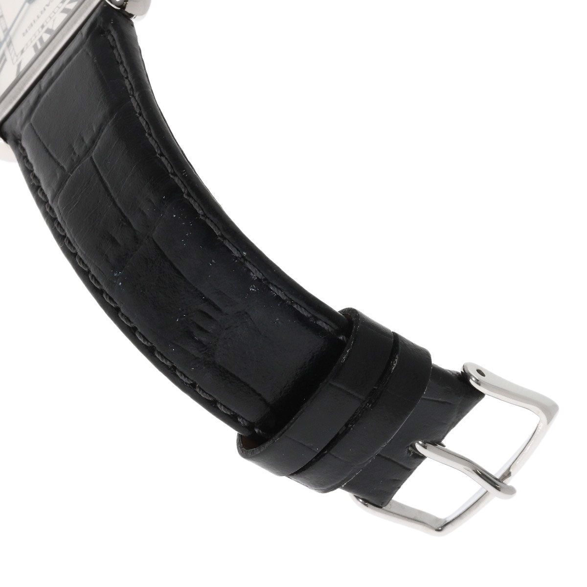 CARTIER Tank solo LM Watches W1018355 Stainless Steel/Leather mens