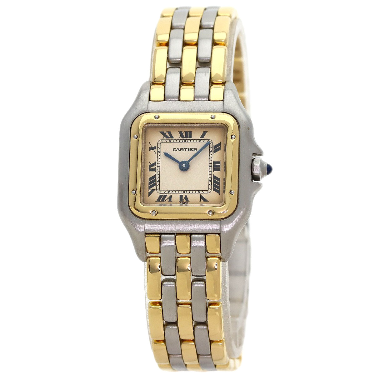 CARTIER PANTHERE SM 3 row Watches W25029B8 Stainless Steel/SSxK18YG Ladies