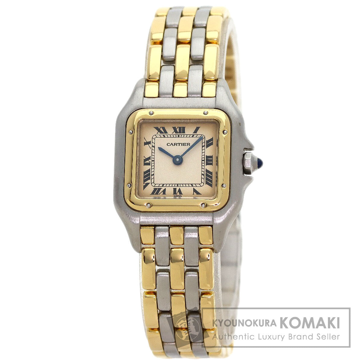 CARTIER PANTHERE SM 3 row Watches W25029B8 Stainless Steel/SSxK18YG Ladies