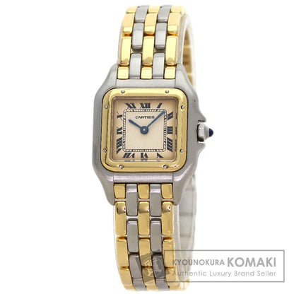 CARTIER PANTHERE SM 3 row Watches W25029B8 Stainless Steel/SSxK18YG Ladies