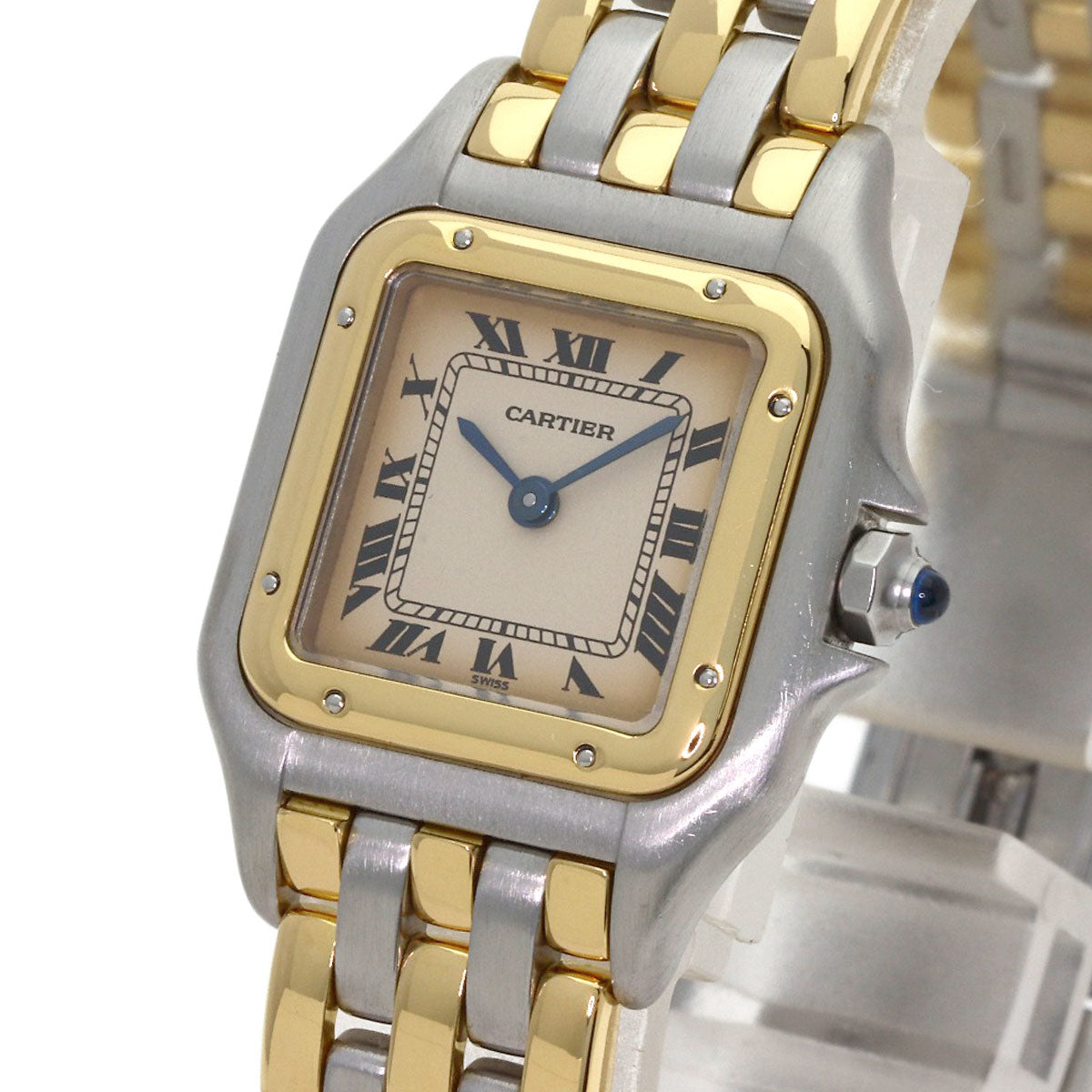 CARTIER PANTHERE SM 3 row Watches W25029B8 Stainless Steel/SSxK18YG Ladies