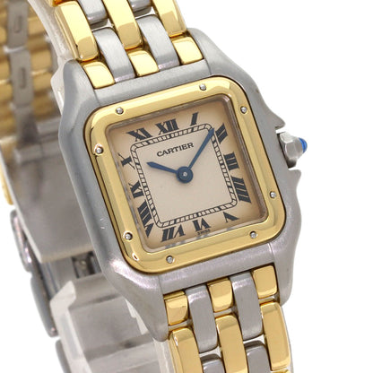 CARTIER PANTHERE SM 3 row Watches W25029B8 Stainless Steel/SSxK18YG Ladies