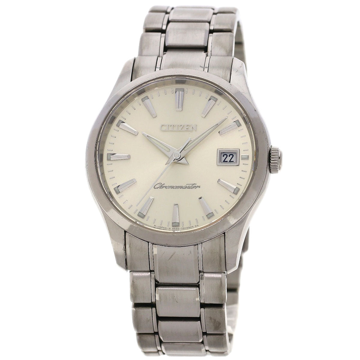CITIZEN Round Face Perpetual Calendar Watches CTQ57-0952 A660-T006892 Titanium/Titanium mens