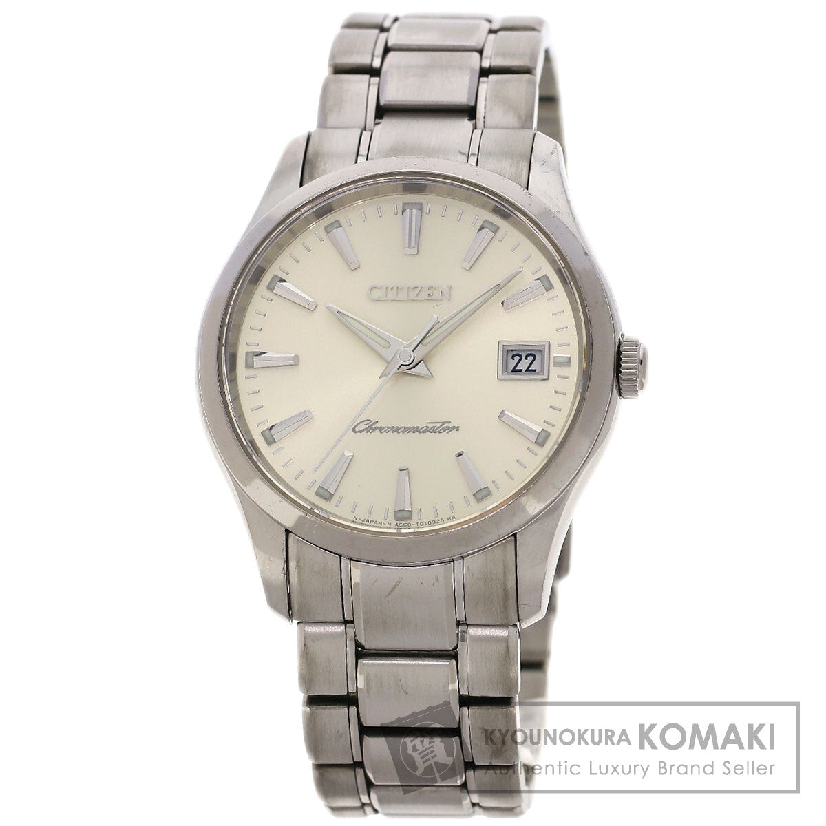 CITIZEN Round Face Perpetual Calendar Watches CTQ57-0952 A660-T006892 Titanium/Titanium mens